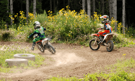 Exploring Nature with Kids Dirt Biking