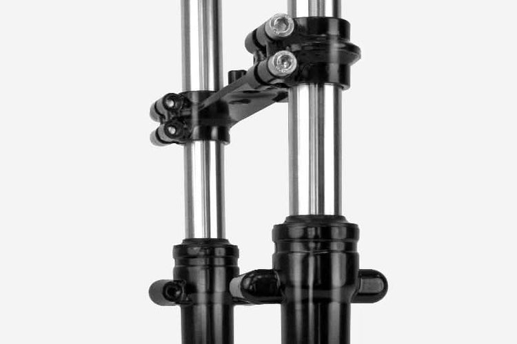 FRP Mini Bike Front Suspension Fork in detail