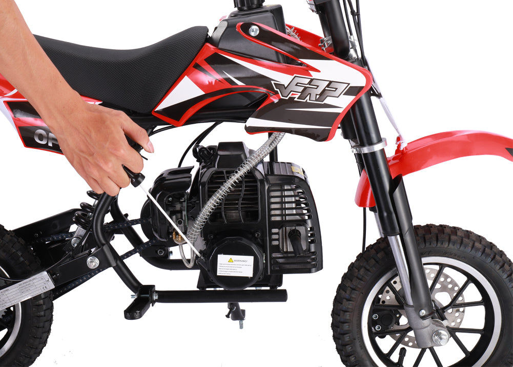 FRP DB001 red dirt bike for kids pull start - 7