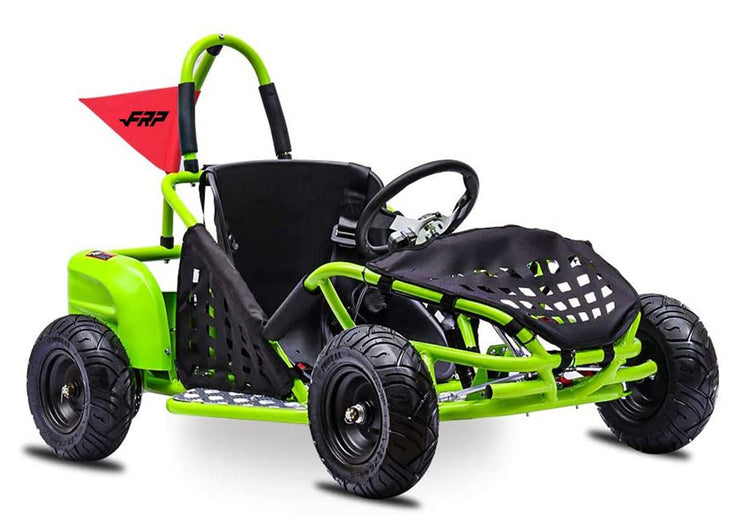 FRP 1000w electric go kart green - 2
